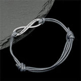 Personalised Multicolor Infinity Bracelet for Women Men