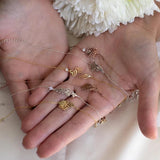Women Personality Flower Pendant Bracelet Birthstone for Women Jewelry