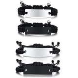 Personalized Stainless Steel Men's Bangle ID Bracelet