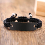 Personalized Stainless Steel Men's Bangle ID Bracelet