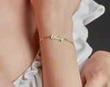 Personalized Cuban Link Couple Name Bracelet Stainless Steel Women Jewelry