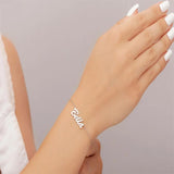 Name Bracelet Personalized Couple Stainless Steel Girl Jewelry
