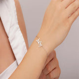 Name Bracelet Personalized Couple Stainless Steel Girl Jewelry