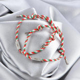 2pcs Personalized Heart Magnetic Couple Bracelets for Christmas