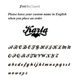 Chered Personalized Name Bracelet Stainless Steel Initial Chain Bracelets