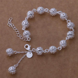 Lucky 925 Silver Charm for Women Christmas Lady Jewelry