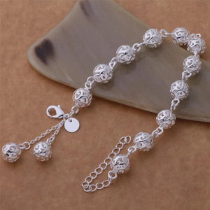 Lucky 925 Silver Charm for Women Christmas Lady Jewelry