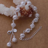 Lucky 925 Silver Charm for Women Christmas Lady Jewelry