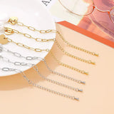 Personalized Stainless Steel Heart Charm Bracelet Women's Jewelry