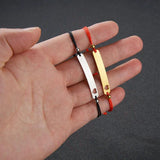 Hollow Heart Curved Bracelet Stainless Steel Couple Jewelry