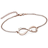 Personalized Name Infinity Bracelet Stainless Steel
