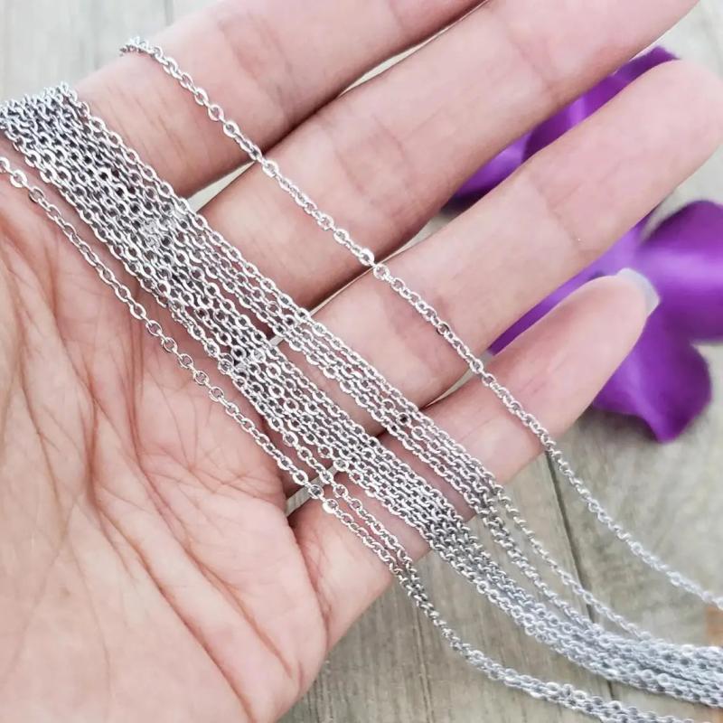 304L Stainless Steel Chains for Women Girl Gift 10pcs/lot