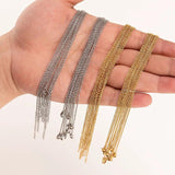 304L Stainless Steel Chains for Women Girl Gift 10pcs/lot