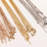 304L Stainless Steel Chains for Women Girl Gift 10pcs/lot