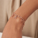 Viksword Personality Bracelet Women Stainless Steel Silver Bangle Jewelry Gift