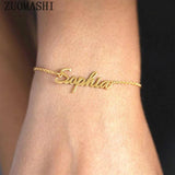 Personalized Name Bracelet for Her His Family Bridesmaid Gift