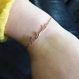 Personalized Name Bracelet for Her His Family Bridesmaid Gift