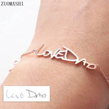 Personalized Handwriting Bracelet Custom Signature Memorial Keepsake Gift