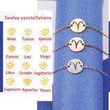 Zodiac Signs Stainless Steel Bracelet - Constellations Birthday Jewelry