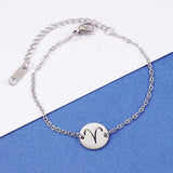 Zodiac Signs Stainless Steel Bracelet - Constellations Birthday Jewelry