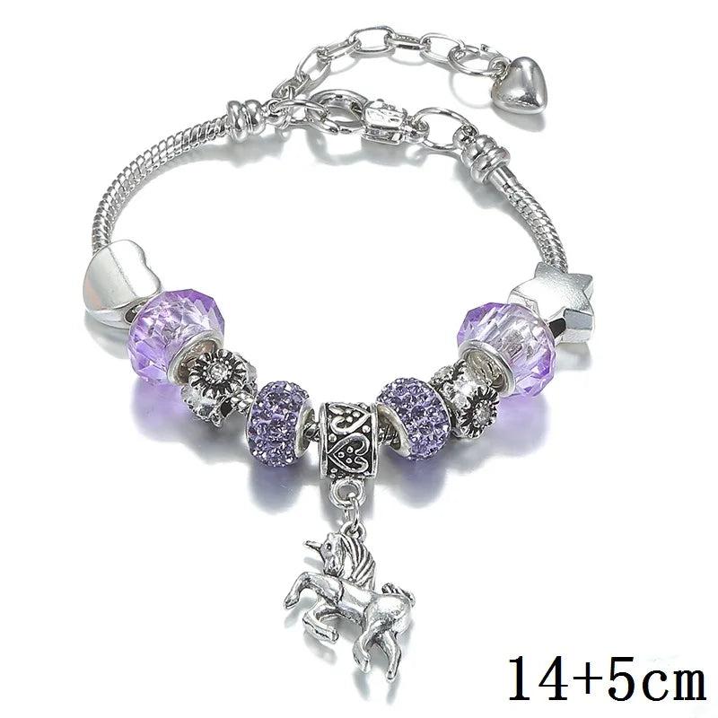 PB3 Stone Beads Strand Bracelets, Women Girls Jewelry