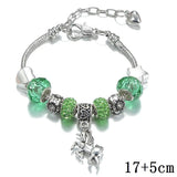 PB3 Stone Beads Strand Bracelets, Women Girls Jewelry