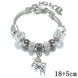 PB3 Stone Beads Strand Bracelets, Women Girls Jewelry