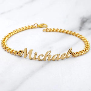 Name Bracelet Women Personalized Initials Wedding Jewelry Gift