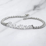 Name Bracelet Women Personalized Initials Wedding Jewelry Gift