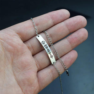 Personalized Music Code Bracelet Engraved Text Name Bangle for Women