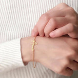 Name Bracelet Personalized Handwritten Signature Pendant Stainless Steel Jewelry