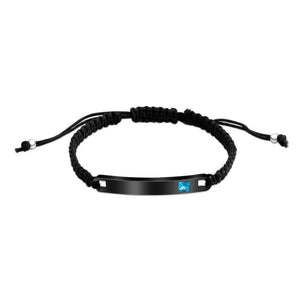 PolishedPlus Name Bracelet Rope Braided Bangle Stainless Steel Couples