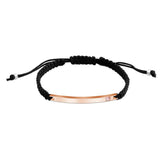 PolishedPlus Name Bracelet Rope Braided Bangle Stainless Steel Couples