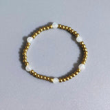 Gold-color Mixed Stone Bracelet