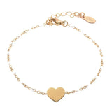 Personalized Red Bead Bracelet Engraved Name Stainless Steel Bangle