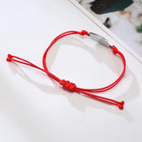 Waterproof Cord String Bracelet for Women, Adjustable Minimalist Jewelry