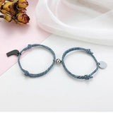 Eternal Love Magnetic Bracelets,Adjustable Distance Bracelets for Couples
