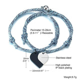Eternal Love Magnetic Bracelets,Adjustable Distance Bracelets for Couples