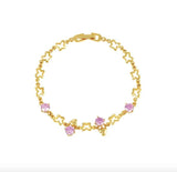 TB4 Stainless Steel Butterfly Charm Bracelet