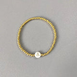 Beaded Shell Letter Bracelet for Boys