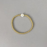 Beaded Shell Letter Bracelet for Boys