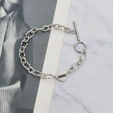 Heart Style Stainless Steel Bracelet Personalized Engrave Chain Jewelry Gift