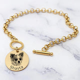 Custom Pet Photo Bracelet Personalized Cat Dog Picture Bracelet