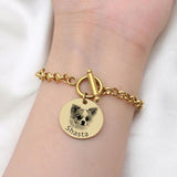 Custom Pet Photo Bracelet Personalized Cat Dog Picture Bracelet
