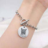 Custom Pet Photo Bracelet Personalized Cat Dog Picture Bracelet