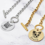 Custom Pet Photo Bracelet Personalized Cat Dog Picture Bracelet