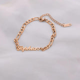 Custom Name Stainless Steel Bracelet for Women