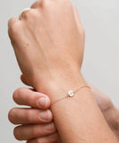 Initial Bracelet Stainless Steel Engraving Bridesmaid Gift