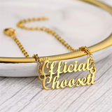 Personalized Double Name Bracelet for Women Stainless Steel Charms Nameplate Ban