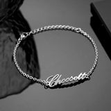 Custom Stainless Steel Name Bracelet for Women Men